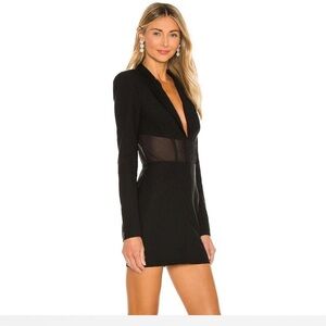 NWT Michael Costello x REVOLVE Chase Jacket Dress
Black Mesh Mini Size XS